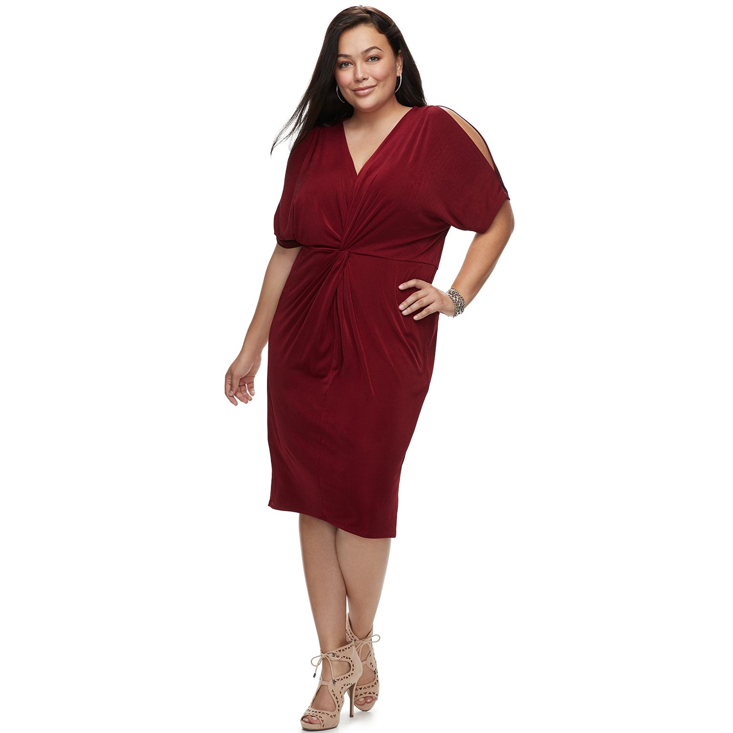 Plus Midi Dresses